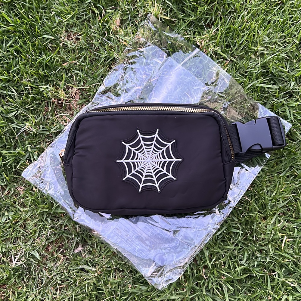 Goth Spiderweb Fanny pack bag